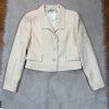 Valentino Boutique Vintage Wool Blazer 10 Vanilla Shawl Collar Made in Italy