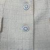 Valentino Boutique Vintage Wool Blazer 10 Vanilla Shawl Collar Made in Italy