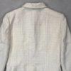 Valentino Boutique Vintage Wool Blazer 10 Vanilla Shawl Collar Made in Italy
