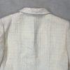 Valentino Boutique Vintage Wool Blazer 10 Vanilla Shawl Collar Made in Italy