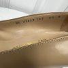 Salvatore Ferragamo Leather Pumps Shoes Size 8.5B Tan Black Cap Toe Block Heel