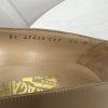 Salvatore Ferragamo Leather Pumps Shoes Size 8.5B Tan Black Cap Toe Block Heel