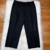 Cremieux Loro Piana Men Wool Suit Size 44L Pants 38x29 Dark Blue Striped 2PC
