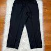Cremieux Loro Piana Men Wool Suit Size 44L Pants 38x29 Dark Blue Striped 2PC