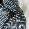 Jones New York Tweed Wrap Knit Cape Poncho Shawl One Size Toggle Closure