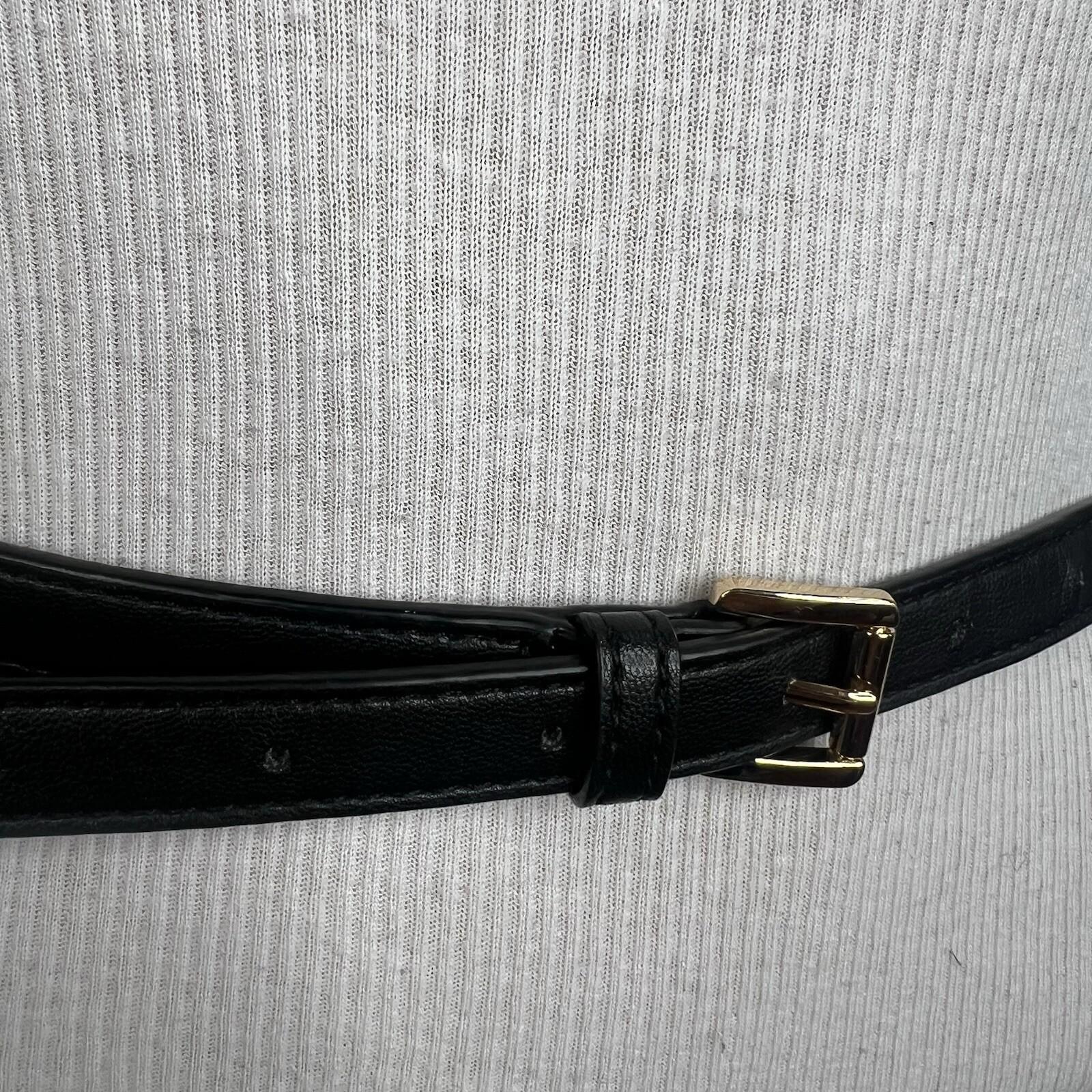 Michael Kors Leather Belt Bag Black Quilted Convertible Gold Tone Fanny Pack