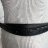 Michael Kors Leather Belt Bag Black Quilted Convertible Gold Tone Fanny Pack