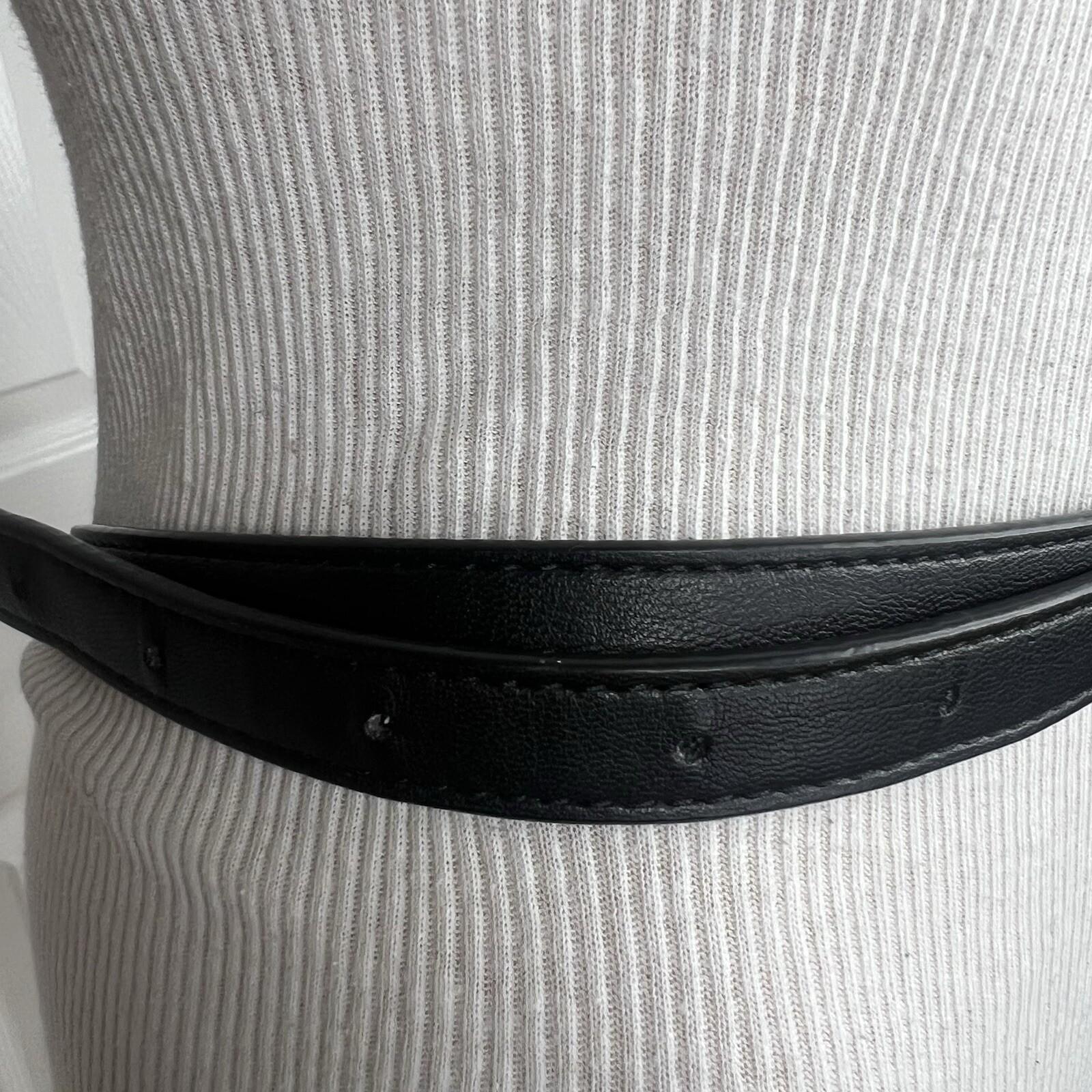 Michael Kors Leather Belt Bag Black Quilted Convertible Gold Tone Fanny Pack