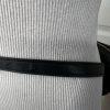 Michael Kors Leather Belt Bag Black Quilted Convertible Gold Tone Fanny Pack