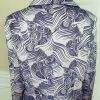 St Anthony Polyester Metallic Blazer Size 16W Purple Silver Shawl Collar New