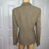 Kasper Polyester Blazer Top Size 10 Peanut Brown Lined Shawl Collar 2PC