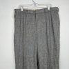 10-3079.jpg VTG Polo Ralph Lauren Men Linen Blend Pants 38x34 Herringbone Pleated Cuff New