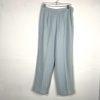 LARRY LEVINE Vtg Double Breasted Pant Suit Size 12 Powder Blue Business Career