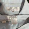 LARRY LEVINE Vtg Double Breasted Pant Suit Size 12 Powder Blue Business Career