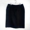 Suit Studio Women Polyester Skirt Suit 18 Black Shawl Collar Belted Pleated