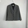 Le Suit Women Polyester Pant Suit 14W Gray Lined Career Business Classic