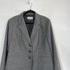 Le Suit Women Polyester Pant Suit 14W Gray Lined Career Business Classic