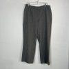 Le Suit Women Polyester Pant Suit 14W Gray Lined Career Business Classic