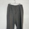 Le Suit Women Polyester Pant Suit 14W Gray Lined Career Business Classic