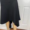 Alberto Makali Asymmetrical Skirt Size 2 Black With Details Ruffle High Low