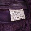 10-315.jpg Ayse Melek Tasarim Chiffon Lace Gown 44 Beaded Purple Bell Sleeve Empire Waist