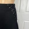 Alberto Makali Asymmetrical Skirt Size 2 Black With Details Ruffle High Low