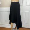 Alberto Makali Asymmetrical Skirt Size 2 Black With Details Ruffle High Low