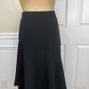 Alberto Makali Asymmetrical Skirt Size 2 Black With Details Ruffle High Low