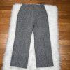 10-3173.jpg Kasper Polyester Rayon Pant Size 12P Black White Lined Notch Collar Career 2PC