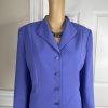 Collections Le Suit Polyester Skirt Suit Size 14P Pale Purple Ruffle Women Lined