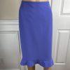 Collections Le Suit Polyester Skirt Suit Size 14P Pale Purple Ruffle Women Lined