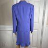 Collections Le Suit Polyester Skirt Suit Size 14P Pale Purple Ruffle Women Lined