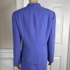 Collections Le Suit Polyester Skirt Suit Size 14P Pale Purple Ruffle Women Lined