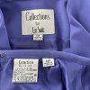 Collections Le Suit Polyester Skirt Suit Size 14P Pale Purple Ruffle Women Lined