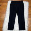 John Meyer Polyester Pant Suit 14 Solid Black Lined Peak Collar Embellished 2PC