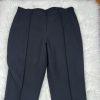 John Meyer Polyester Pant Suit 14 Solid Black Lined Peak Collar Embellished 2PC