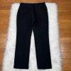 John Meyer Polyester Pant Suit 14 Solid Black Lined Peak Collar Embellished 2PC
