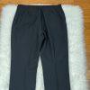 John Meyer Polyester Pant Suit 14 Solid Black Lined Peak Collar Embellished 2PC