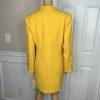 Natalli Barri Women Polyester Blazer Top 12 Beaded Yellow Mid Length 2PC New