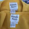 Natalli Barri Women Polyester Blazer Top 12 Beaded Yellow Mid Length 2PC New
