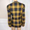 KASPER ASL VTG Multicolor Spun Rayon Collarless Career Cocktail Blazer Size 12