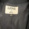 KASPER ASL VTG Multicolor Spun Rayon Collarless Career Cocktail Blazer Size 12