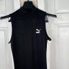 Puma Black White Full Body Slimming Slender Overall Jumpsuit Tight Fit Size XXL