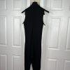 Puma Black White Full Body Slimming Slender Overall Jumpsuit Tight Fit Size XXL