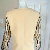 MOSHITA COUTURE 3PC Black Gold Collarless Embroidered Skirt Suit Top Size 12