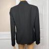 New EVAN PICONE 2PC Black Polyester Lined Peak Collar Pant Suit SZ 12 MSRP &200