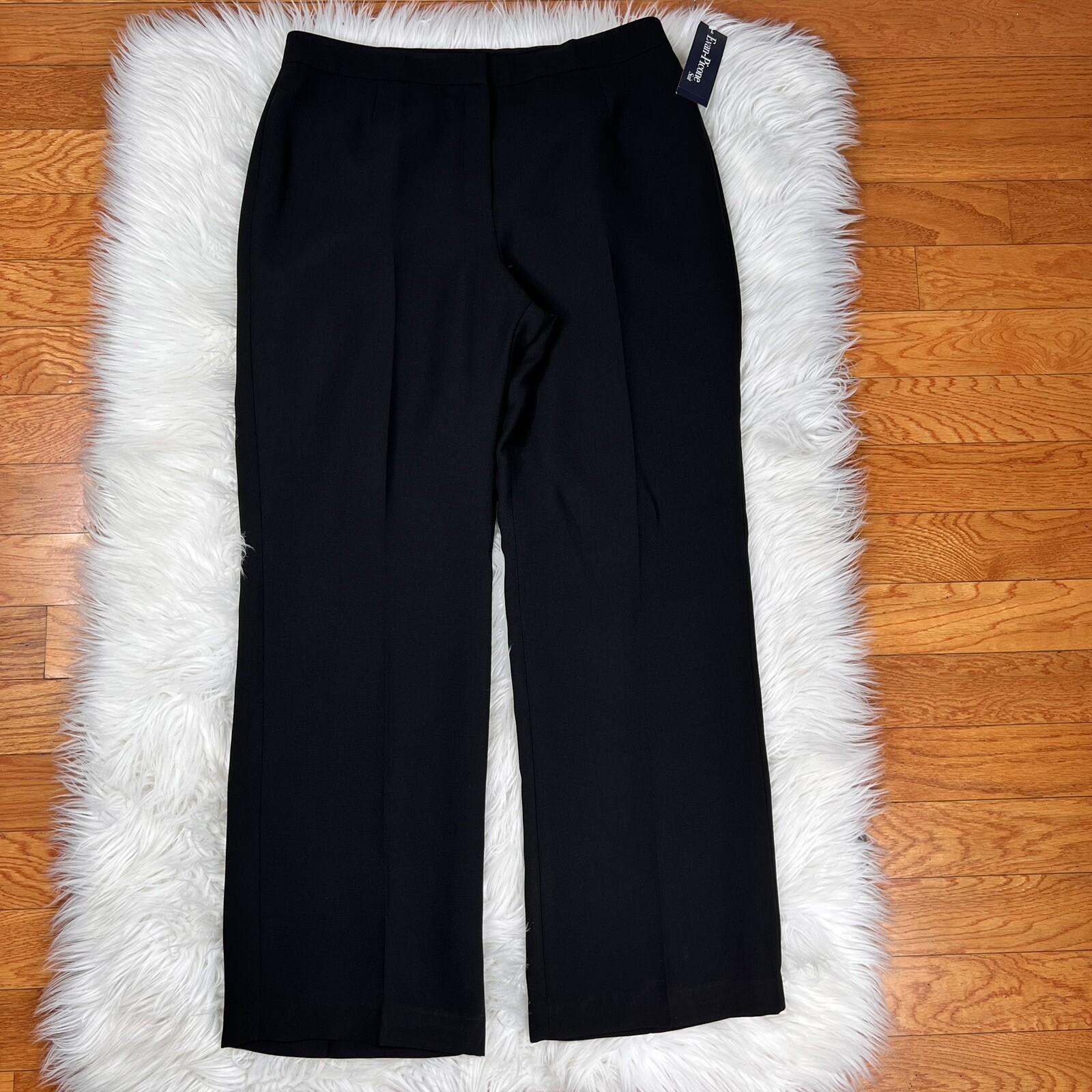 New EVAN PICONE 2PC Black Polyester Lined Peak Collar Pant Suit SZ 12 MSRP &200