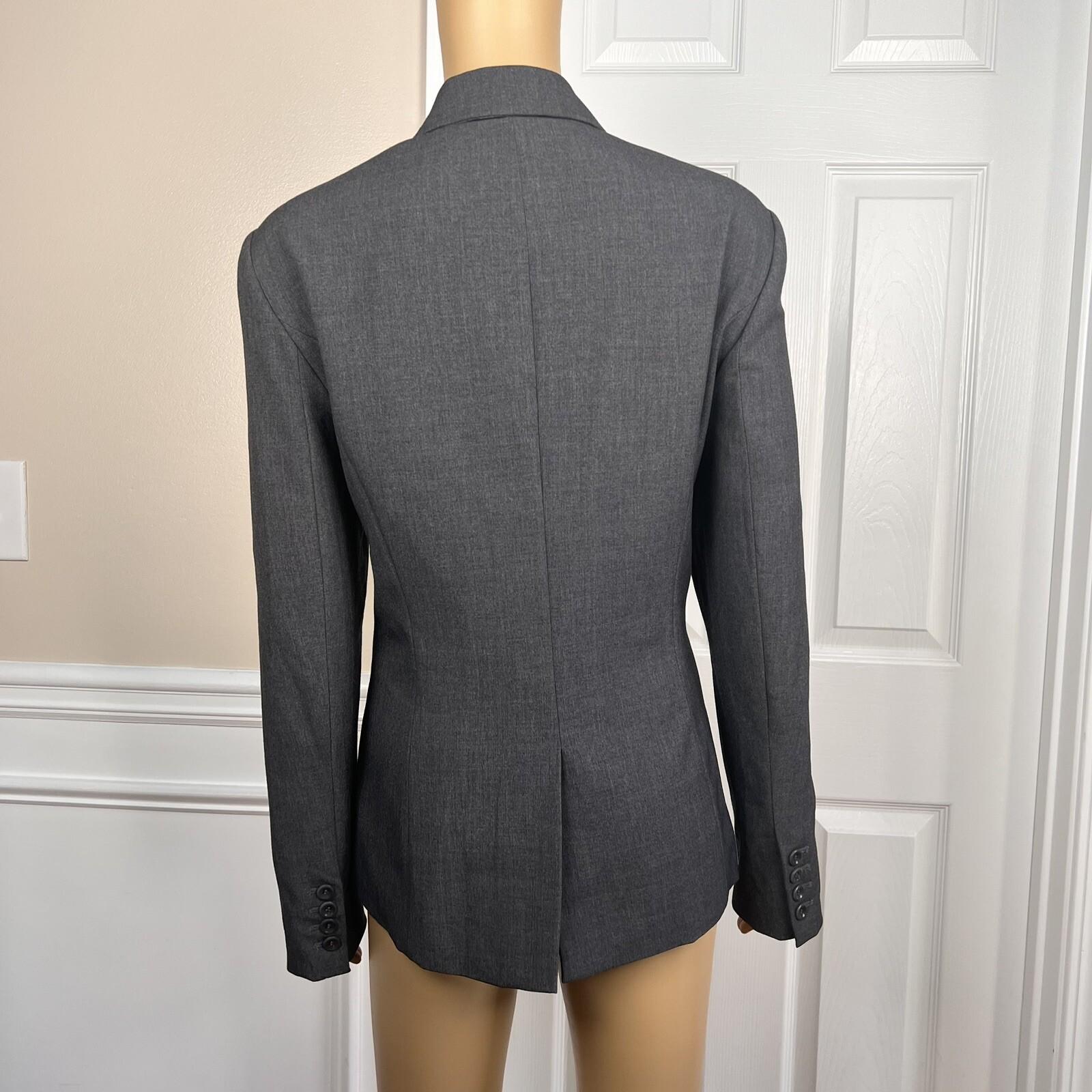 10-3300.jpg INC INTERNATIONAL Concepts 2PC Gray Polyester Rayon Stretch Pant(12) Suit (14)