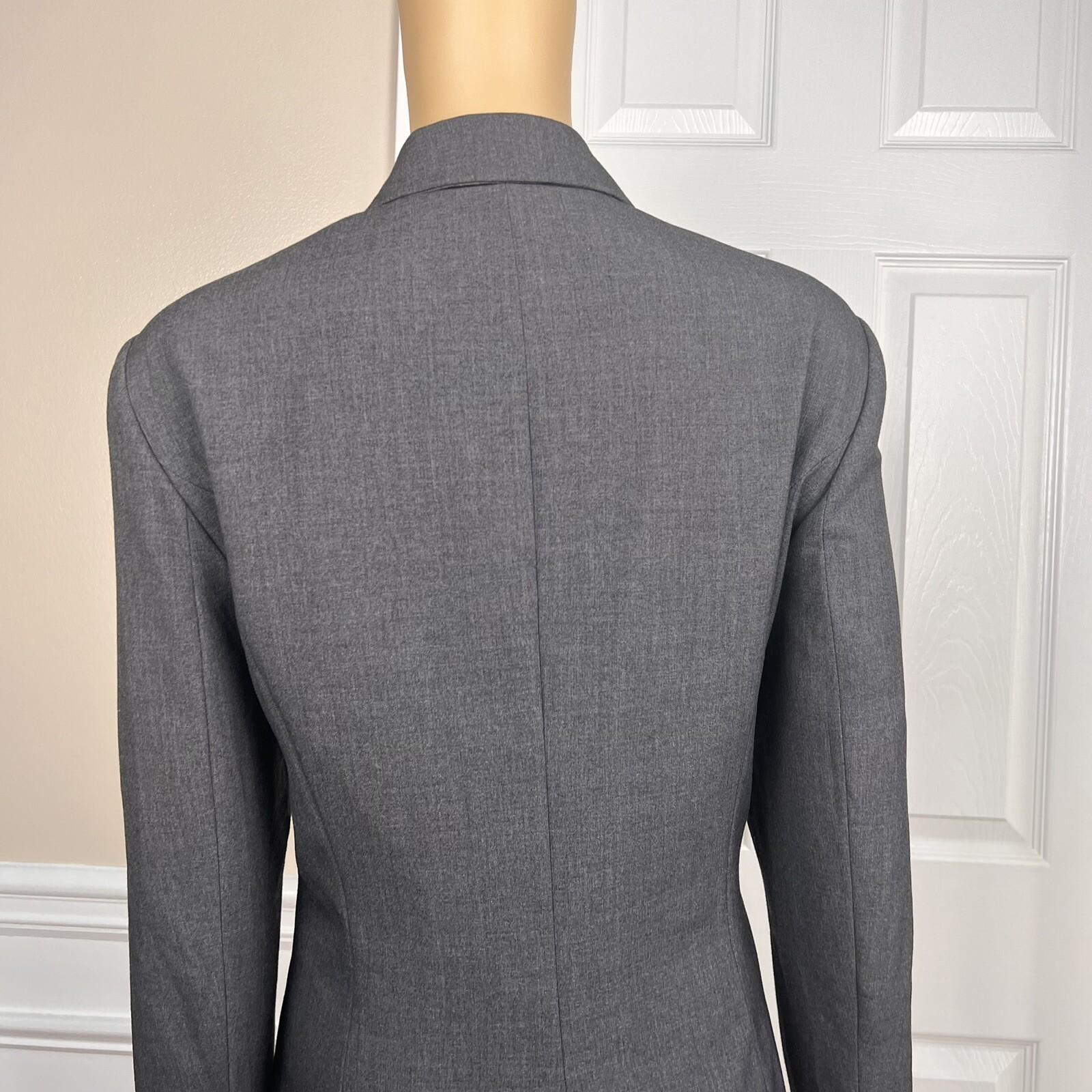 10-3301.jpg INC INTERNATIONAL Concepts 2PC Gray Polyester Rayon Stretch Pant(12) Suit (14)