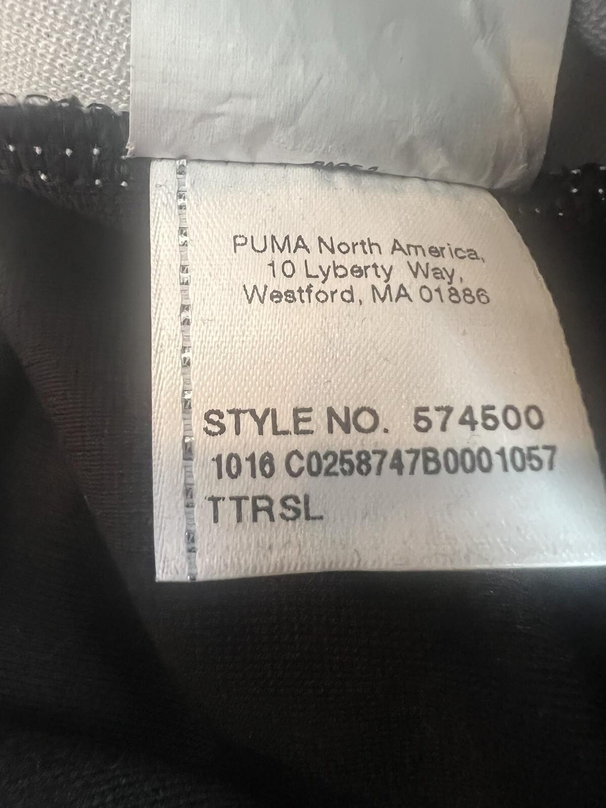 Puma Black White Full Body Slimming Slender Overall Jumpsuit Tight Fit Size XXL